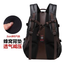 施维茨十字背包男士双肩包女韩版高中学生书包旅行包商务电脑包潮