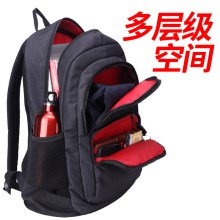 施维茨十字休闲双肩包男士背包女韩版旅行包高中学生书包电脑包潮