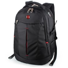 SWISSGEAR瑞士军刀户外背包休闲双肩包15寸黑色电脑包 SA-9330