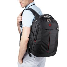 SWISSGEAR瑞士军刀户外背包休闲双肩包15寸黑色电脑包 SA-9330